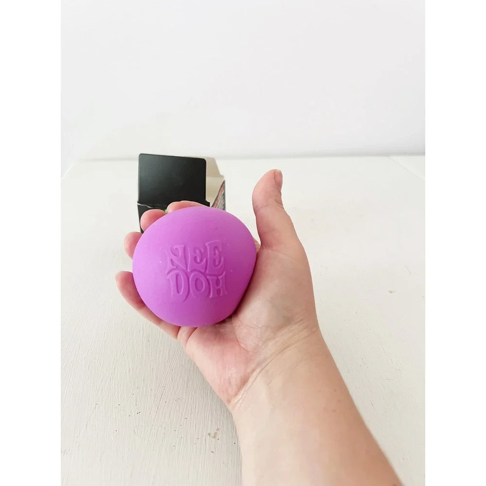 Schylling Nee-Doh Groovy Glob Purple Stress Ball Fidget Toy 25120YP
